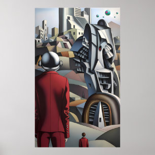 Oskuldad Förskjutning - Ken Gage Surreal Art Poster