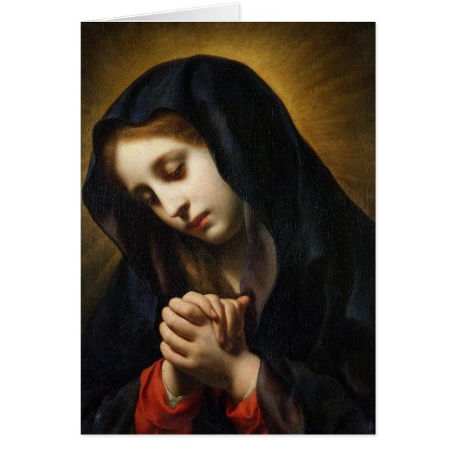 Oskulden av annunciationen, c.1653-55 hälsningskort (Framsidan)