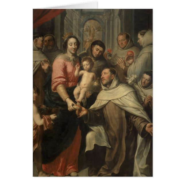 Oskulden av Carmelitesen Hälsningskort (Framsidan)