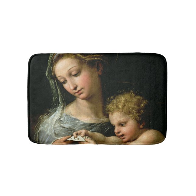 Oskulden av ron, c.1518 badrumsmatta (Framsidan)