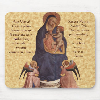 Oskulden & barnet, mus för Ave Maria vadderar Musmatta