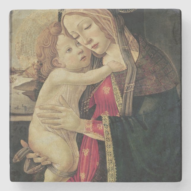 Oskulden och barnet, c.1500 stenunderlägg (Framsidan)