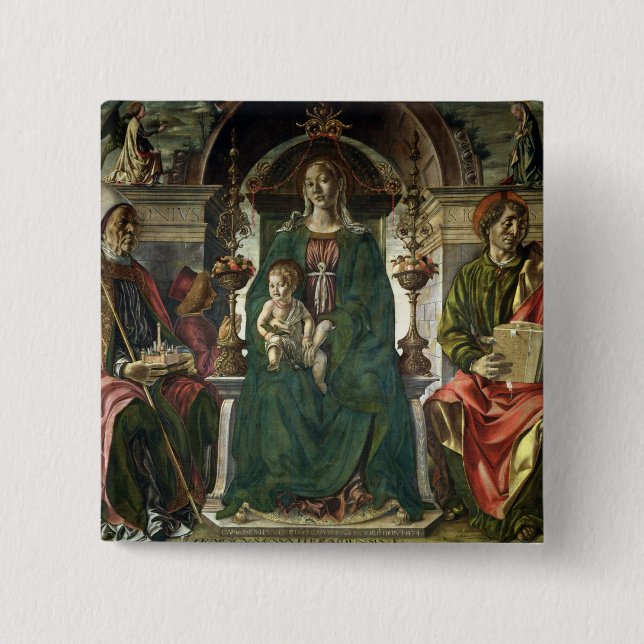 Oskulden och saintsna, 1474 knapp (Framsida)