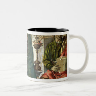Oskulden och saintsna, 1474 Två-Tonad mugg