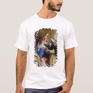 Oskulden som erbjuder radbandet t-shirt