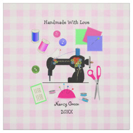 Oskuren handgjord Personlig Kort syteetikett Tyg