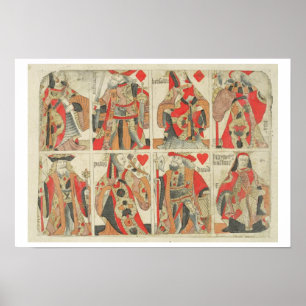 Oskuren uppspelningskort, sent 1800-tal poster