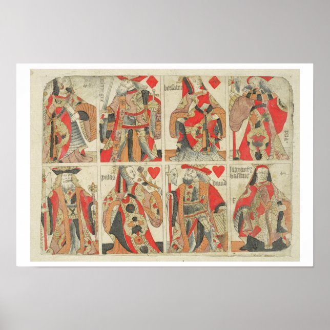 Oskuren uppspelningskort, sent 1800-tal poster (Framsidan)