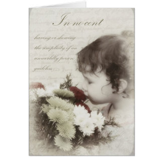 Oskyldig Hälsningskort
