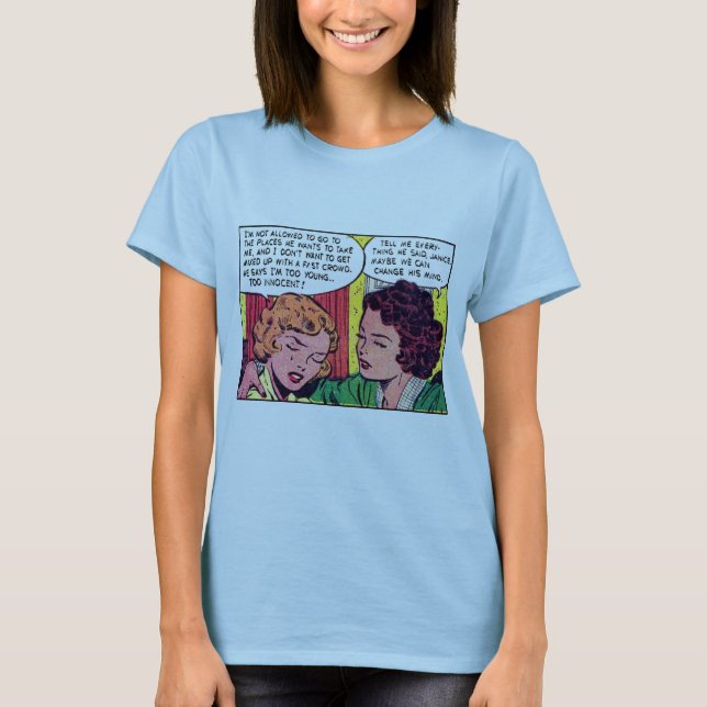 Oskyldig skjorta t-shirt (Framsida)