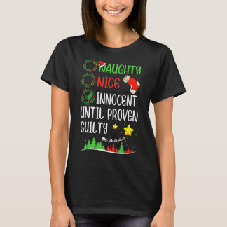 Oskyldig tills bevisat jultomte Lis T Shirt