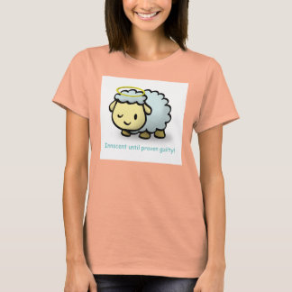 Oskyldig tills det bevisats att han är skyldig! t shirt
