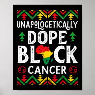 Oskyldigt drog svart cancer Zodiakens tecken hans Poster