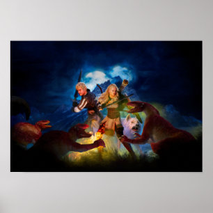 Osläckbar lampa - liten Poster