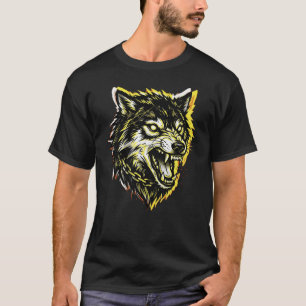 Osläppt för alltid Varg T-shirt – Vild Alpha Varg