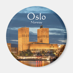 Oslo City Hall Norge Magnet