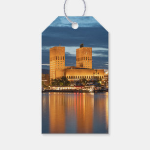 Oslo City Hall Norge Presentetikett