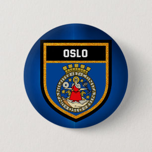 Oslo flagga knapp