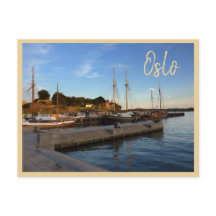 Oslo Harbour med text
