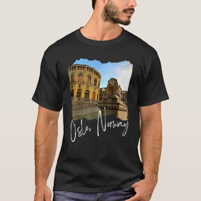 Oslo Norge 1 T Shirt (Framsida)