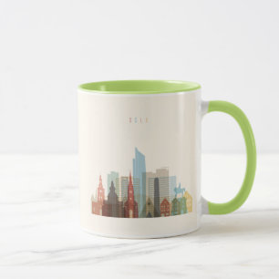 Oslo, Norge City Skyline Mugg