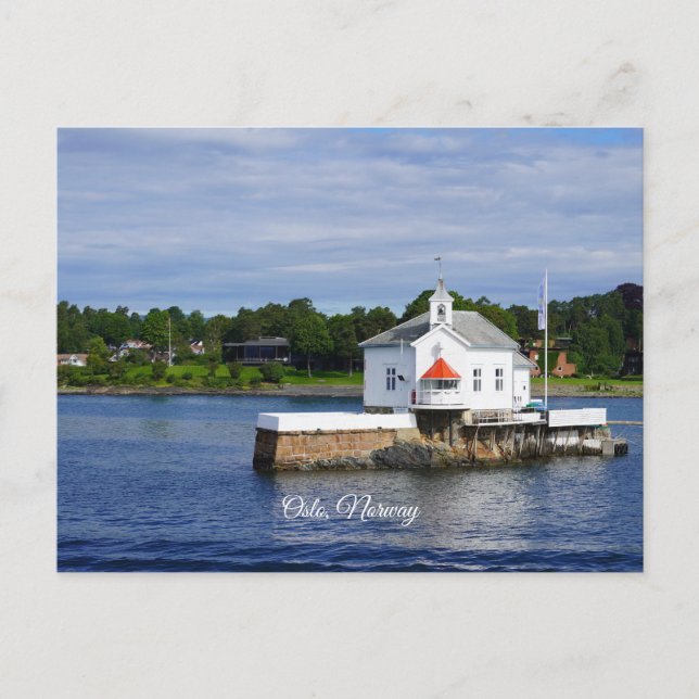 Oslo, Norge fjord Postcard Vykort (Framsida)