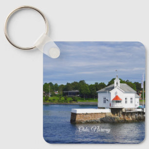 Oslo, Norge fjord Poster Nyckelring
