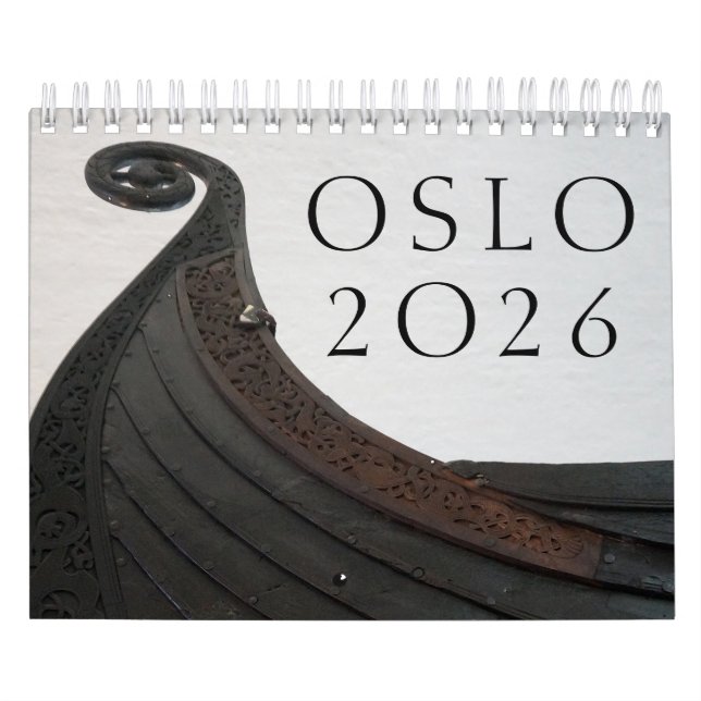 Oslo, Norge Kalender 2026 (Omslag)