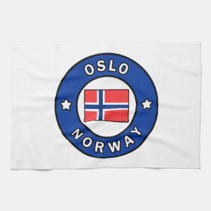 Oslo-Norge Kökshandduk