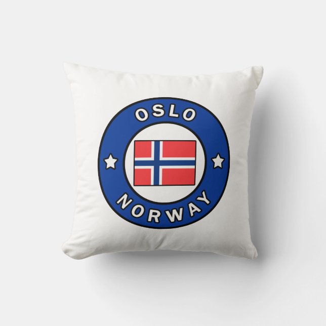 Oslo-Norge Kudde (Framsida)