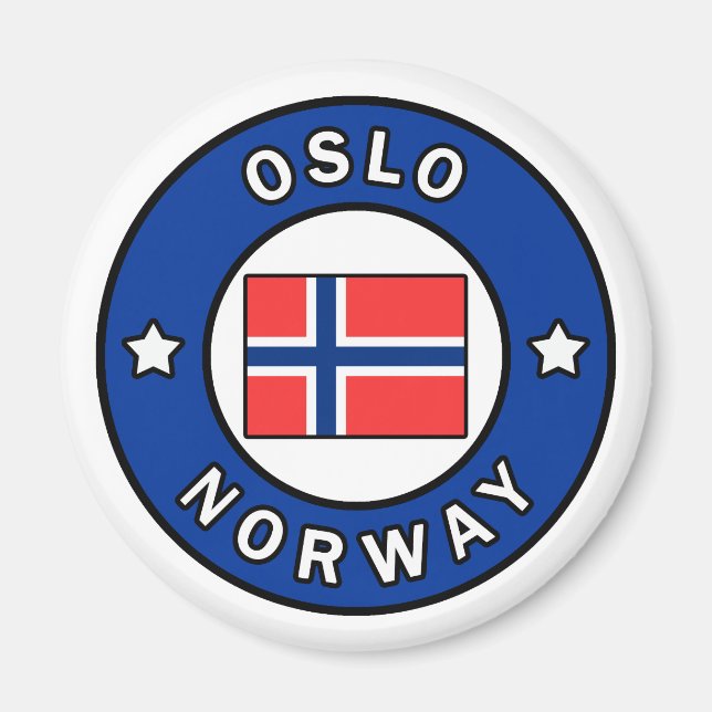 Oslo-Norge Magnet (Framsidan)