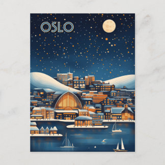 Oslo Norge Resa Vykort