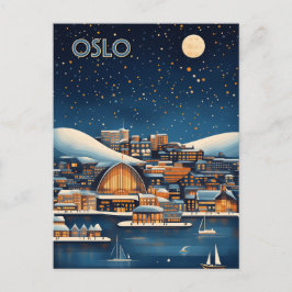 Oslo Norge Resa Vykort