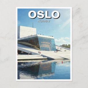 Oslo Norge Travel Vykort