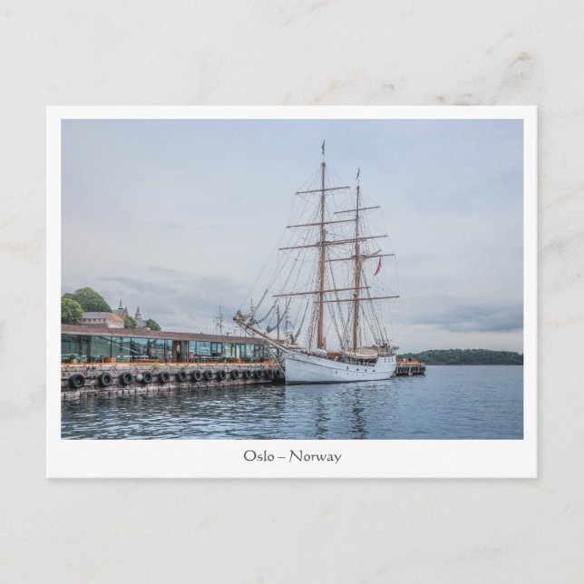 Oslo Norge Vykort (Framsida)