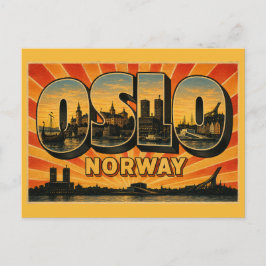 Oslo Norges stadshus Vykort