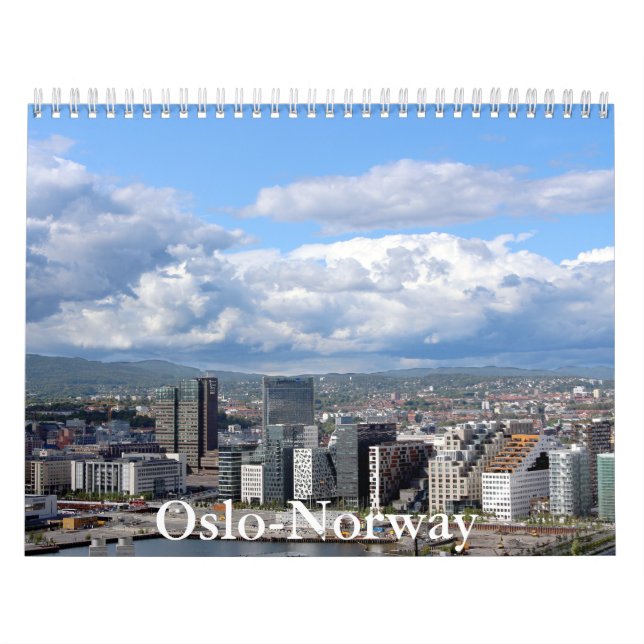 Oslo-Norway Calendar Kalender (Omslag)