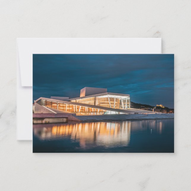 Oslo Opera House-kort (Framsida)