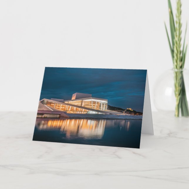 Oslo Opera House Kort (Framsida)