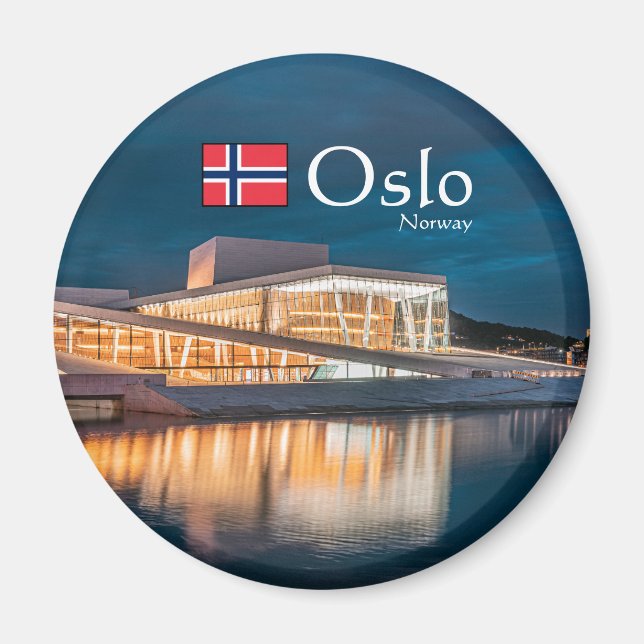 Oslo Opera House Magnet (Framsidan)