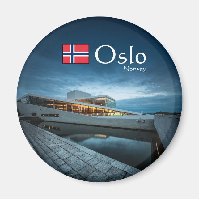 Oslo Opera House Magnet (Framsidan)