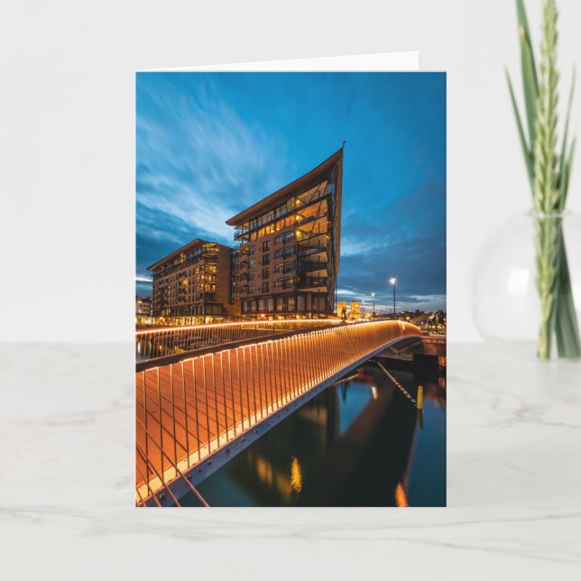 Oslo på natten, Norge Kort (Framsida)