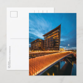 Oslo på natten, Norge Vykort