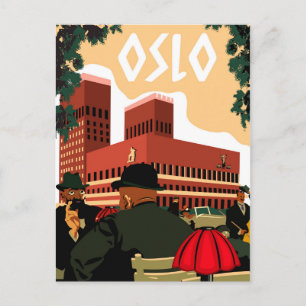 Oslo, Stadshuset, Norge Vykort