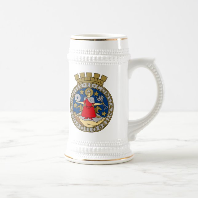 Oslo vapensköldmugg sejdel (Höger)