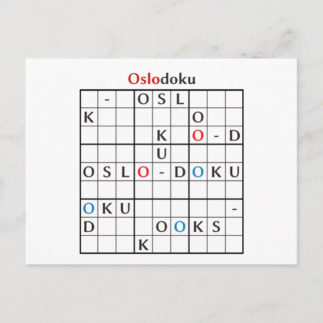 oslodoku vykort (Framsida)