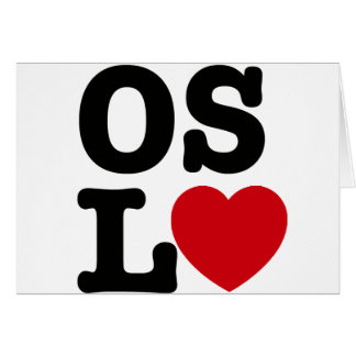 Oslove Hälsningskort