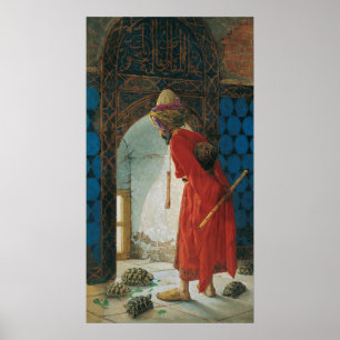 Osman Hamdi Bey sköldpaddainstruktören Poster