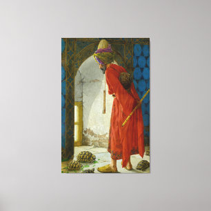 Osman Hamdi Bey The Tortoise Trainer (1900) Canvastryck