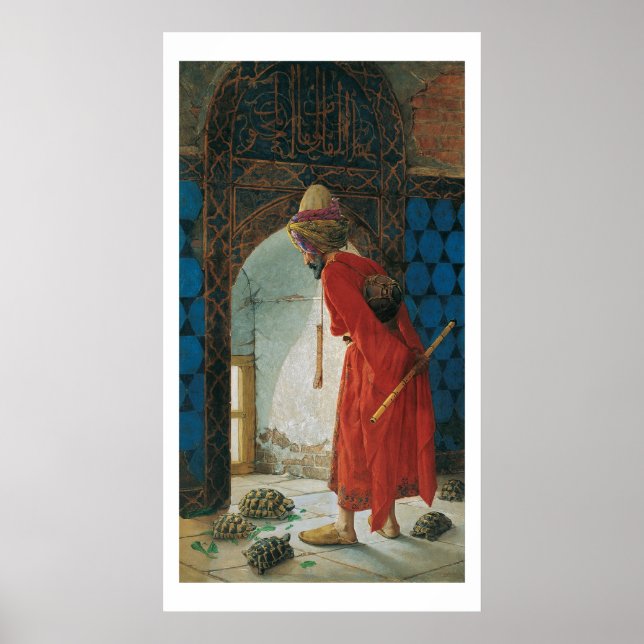 Osman Hamdi Bey The Tortoise Trainer Poster (Framsidan)